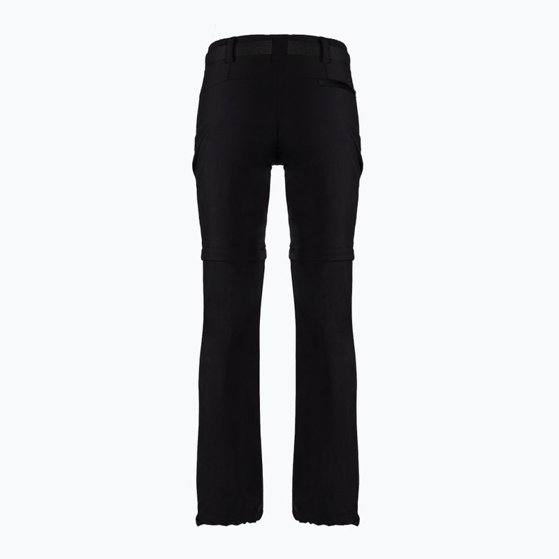 Spodnie trekkingowe damskie CMP 3T51446 Zip Off nero 2