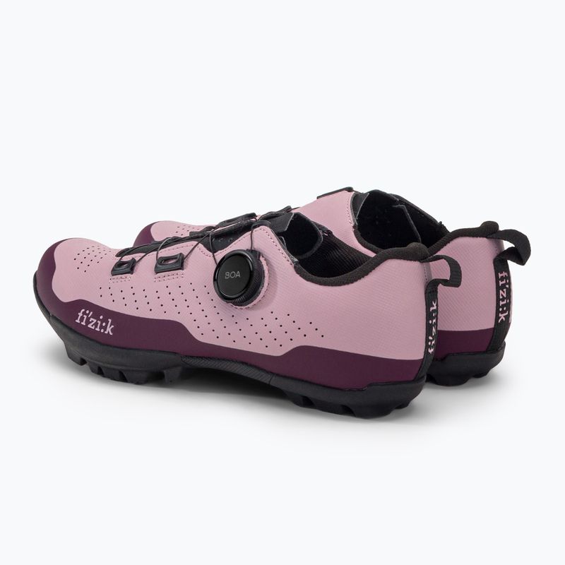 Buty rowerowe MTB damskie Fizik Terra Atlas pink grape/black 3