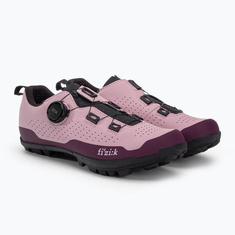 Buty rowerowe MTB damskie Fizik Terra Atlas pink grape/black 4