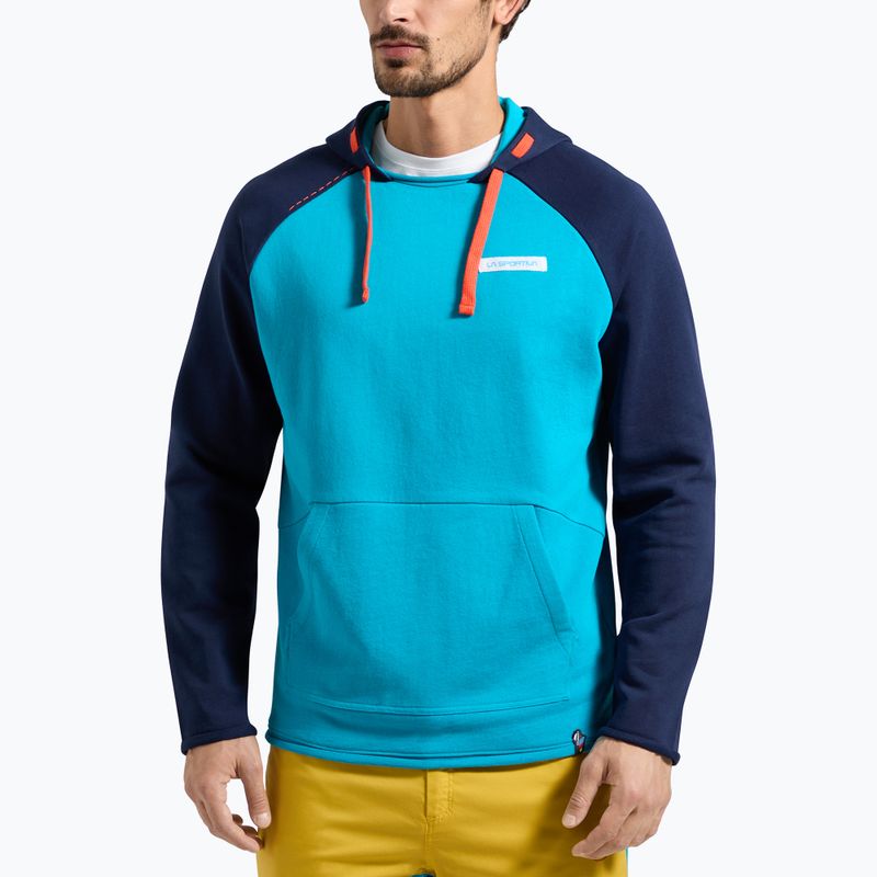 Bluza trekkingowa męska La Sportiva Telendos tropic blue/deep sea