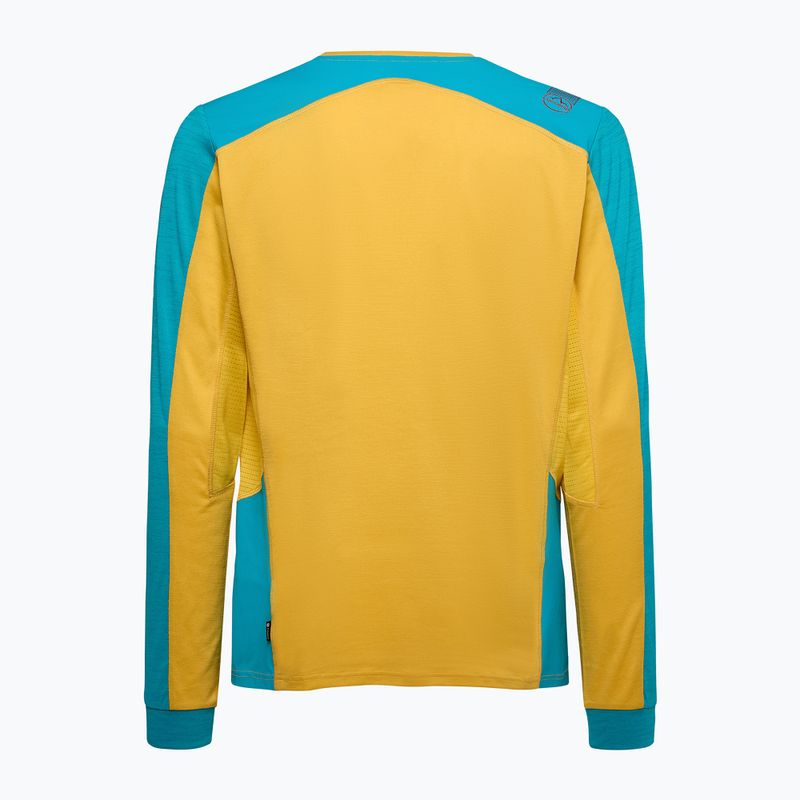 Longsleeve męski La Sportiva Beyond bamboo/tropic blue 2