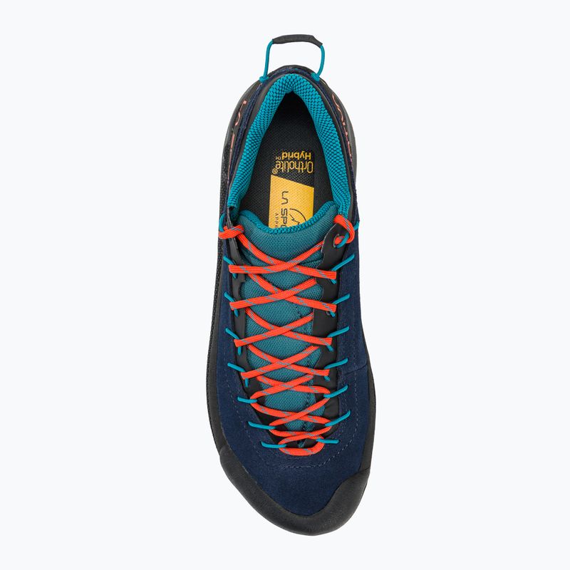 Buty podejściowe męskie La Sportiva TX4 Evo deep sea/cherry tomato 5