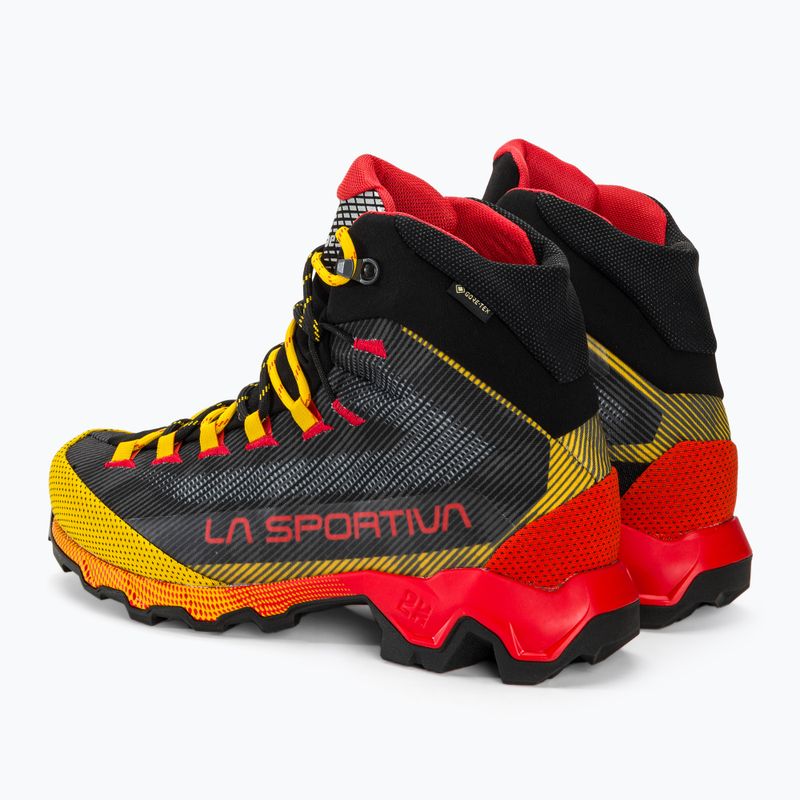 Buty trekkingowe męskie La Sportiva Aequilibrium Hike GTX carbon/ yellow 3