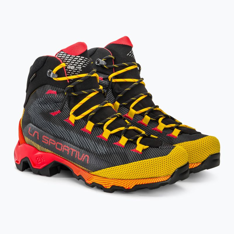 Buty trekkingowe męskie La Sportiva Aequilibrium Hike GTX carbon/ yellow 4