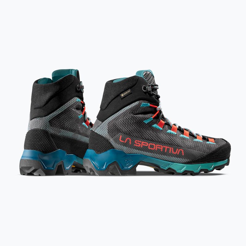 Buty trekkingowe damskie La Sportiva Aequilibrium Hike GTX SS24 carbon/everglade 10