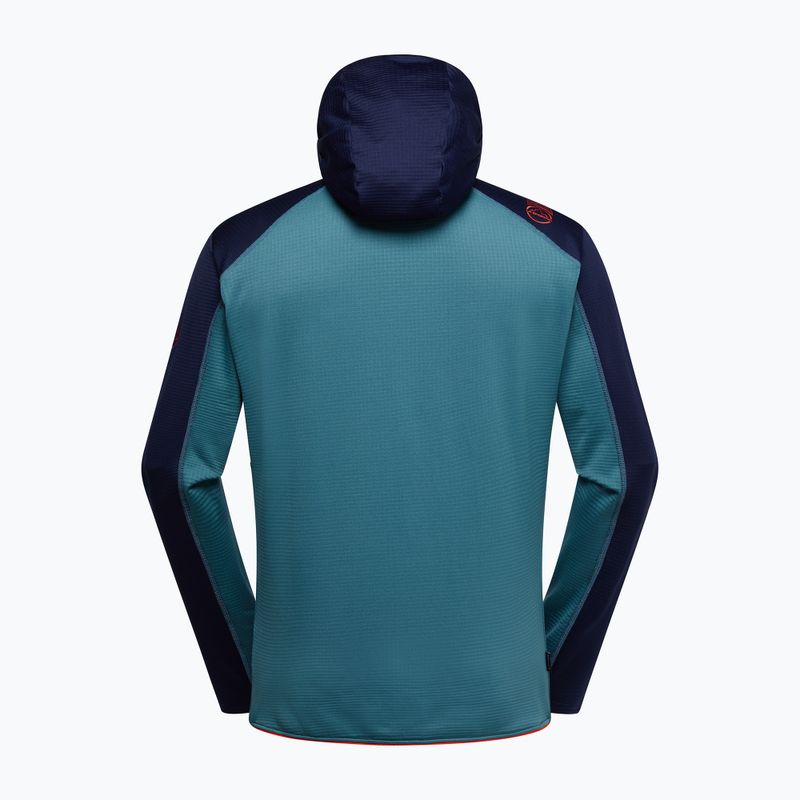 Bluza męska La Sportiva Upendo Hoody hurricane/ deep sea 2