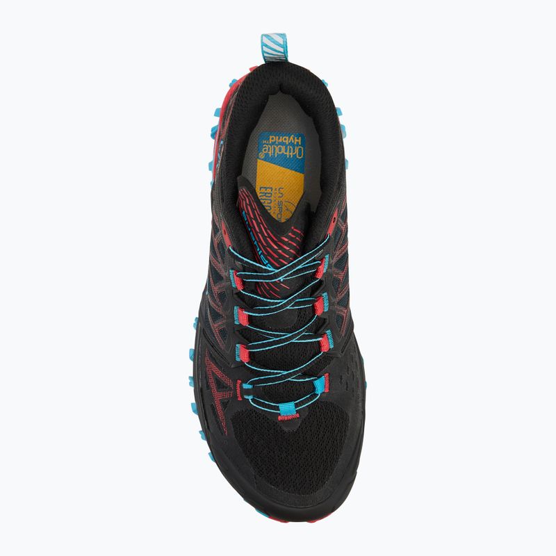 Buty do biegania damskie La Sportiva Bushido III GTX black/ hibiscus 5