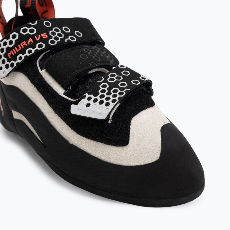 Buty wspinaczkowe damskie La Sportiva Miura VS white/cherry tomato 7