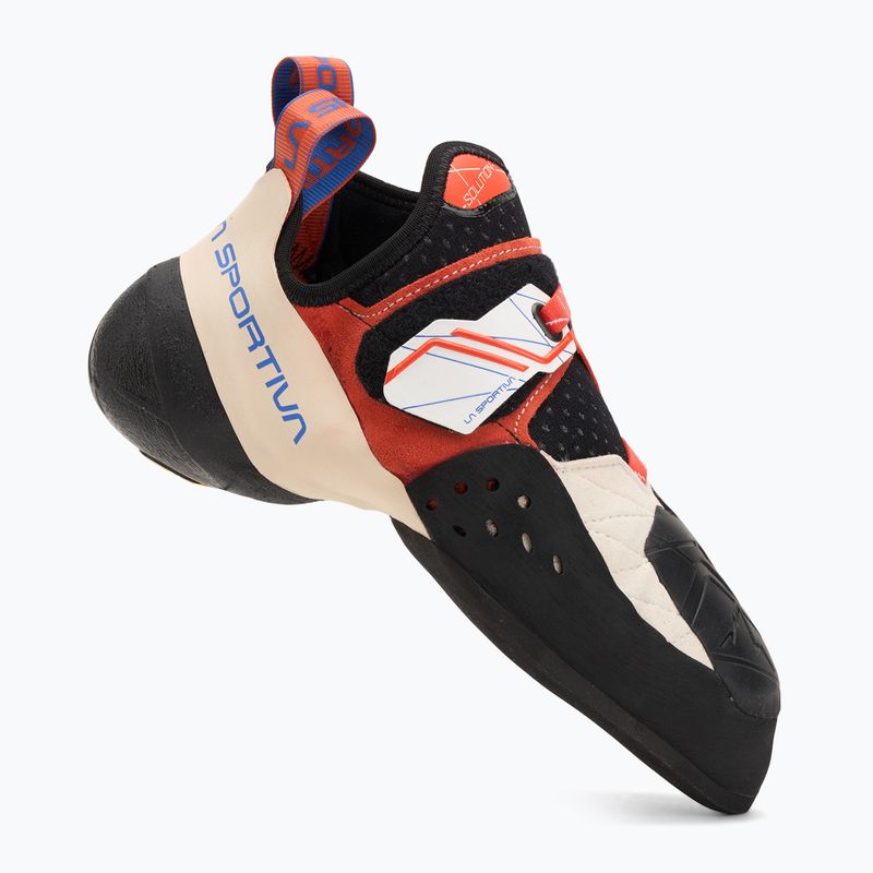 Buty wspinaczkowe damskie  La Sportiva Solution white/lily orange 2
