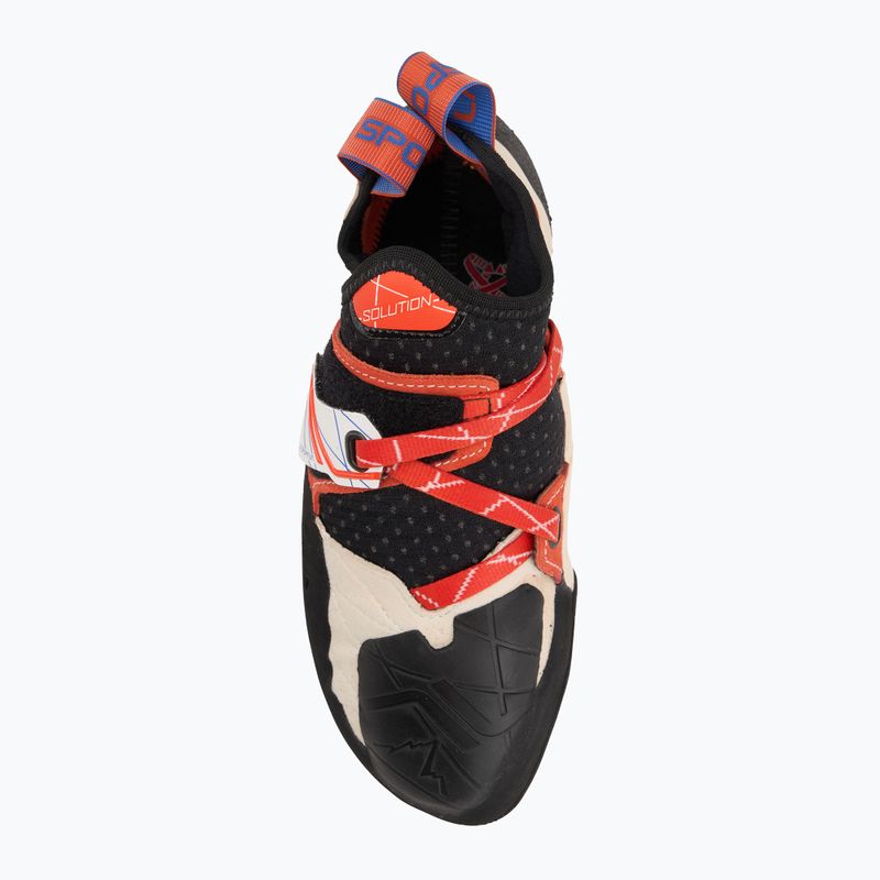 Buty wspinaczkowe damskie  La Sportiva Solution white/lily orange 5