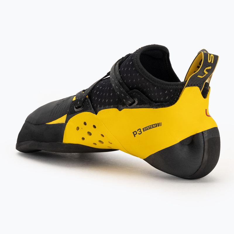 Buty wspinaczkowe męskie La Sportiva Solution Comp black/ yellow 3