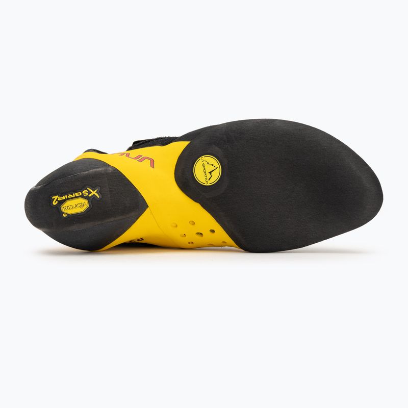Buty wspinaczkowe męskie La Sportiva Solution Comp black/ yellow 4
