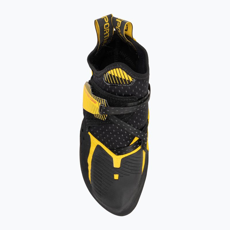 Buty wspinaczkowe męskie La Sportiva Solution Comp black/ yellow 5