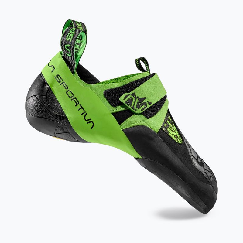 Buty wspinaczkowe męskie La Sportiva Skwama Vegan black/flash green 2