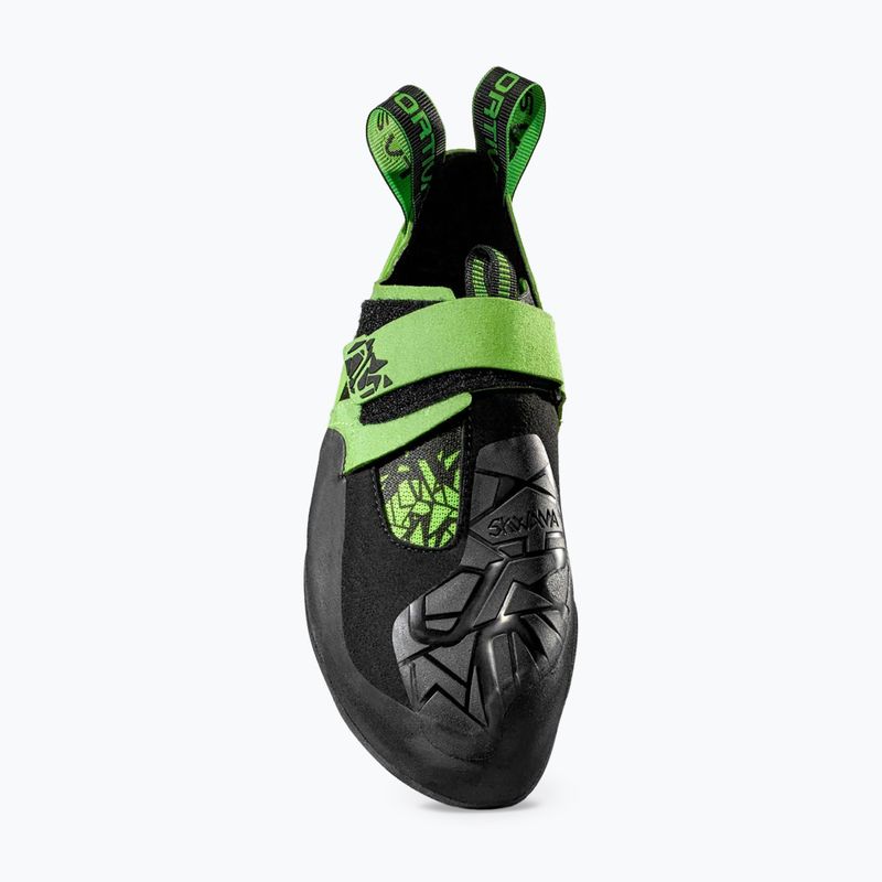 Buty wspinaczkowe męskie La Sportiva Skwama Vegan black/flash green 6