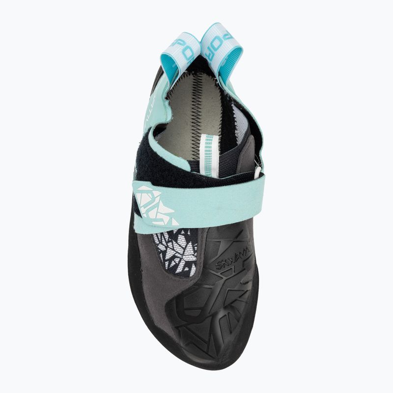 Buty wspinaczkowe damskie La Sportiva Skwama Vegan carbon/turquoise 5