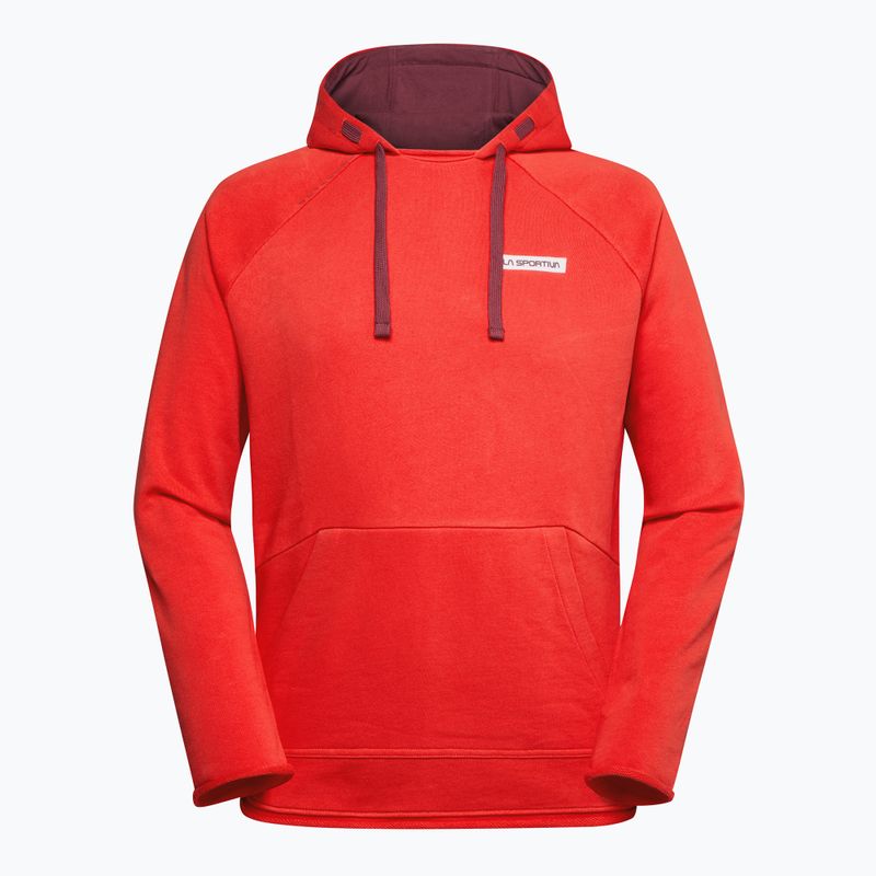 Bluza trekkingowa męska La Sportiva Telendos Hoody mountain red 3