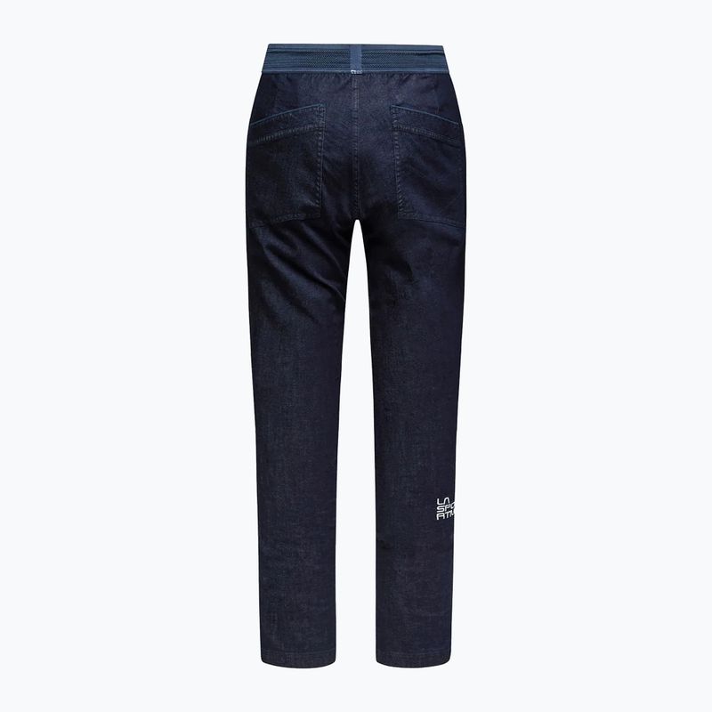 Spodnie wspinaczkowe męskie La Sportiva Cave Jeans denim/night sky 4