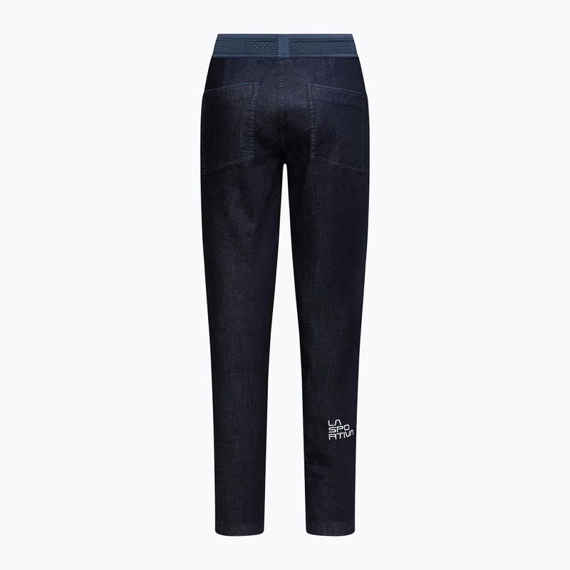 Spodnie wspinaczkowe damskie La Sportiva Cave Jeans denim/night sky 4
