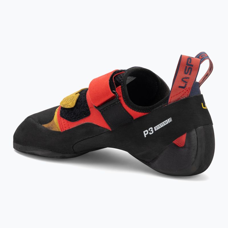 Buty wspinaczkowe męskie La Sportiva Kubo savana/mountain red 3