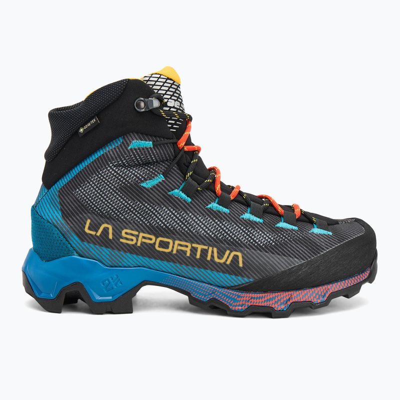 Buty trekkingowe męskie La Sportiva Aequilibrium Hike GTX S25 carbon/ tropic blue 2