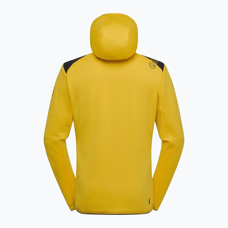 Bluza termoaktywna meska La Sportiva Lucendro Thermal Hoody yellow/black 5