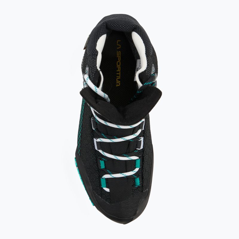 Buty wysokogórskie damskie La Sportiva Aequilibrium ST GTX black/aqua 5