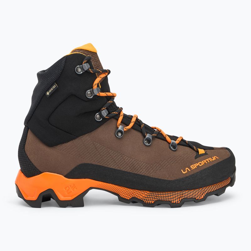 Buty trekkingowe męskie La Sportiva Aequilibrium Trek GTX chocolate/papaya 2