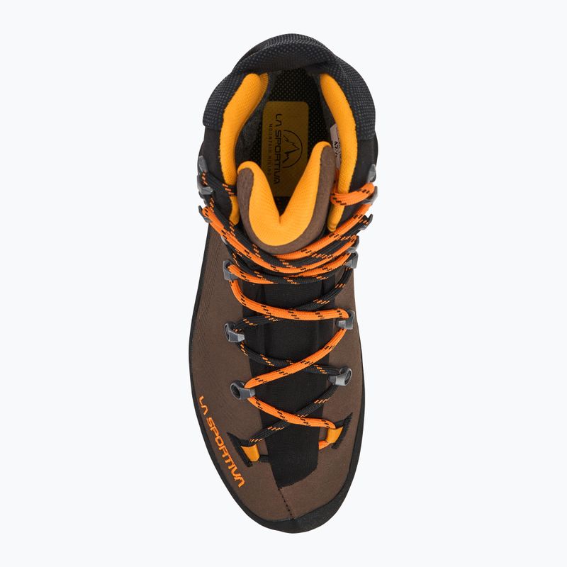Buty trekkingowe męskie La Sportiva Aequilibrium Trek GTX chocolate/papaya 5