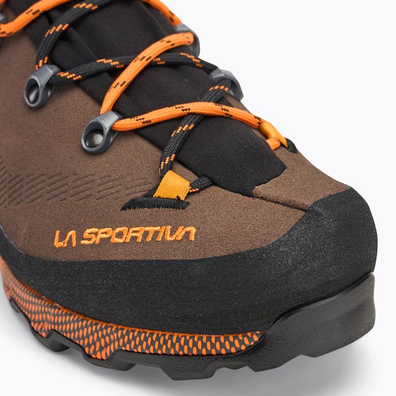 Buty trekkingowe męskie La Sportiva Aequilibrium Trek GTX chocolate/papaya 7