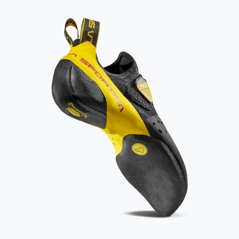 Buty wspinaczkowe dziecięce La Sportiva Solution Comp yellow/black 4