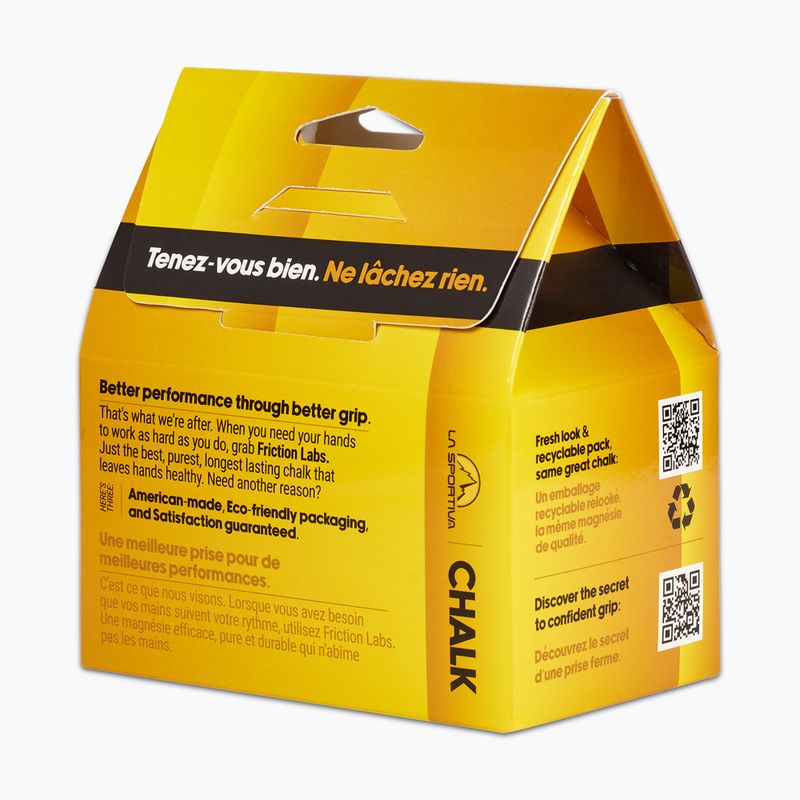 Magnezja La Sportiva Chalk FL 71 g chalk/yellow 2