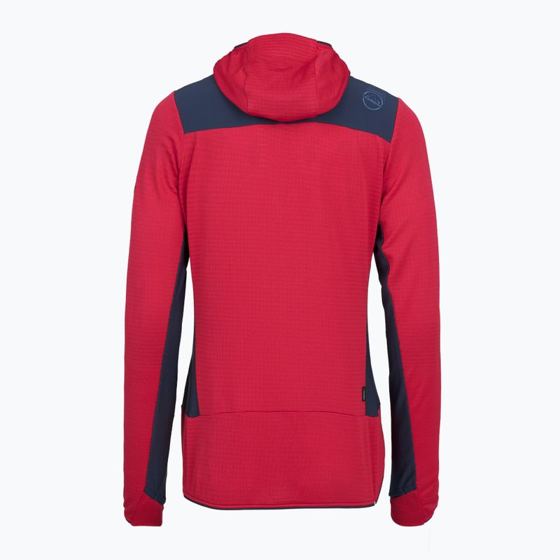 Bluza polarowa damska La Sportiva Aequilibrium Thermal Hoody azalea/night sky 2