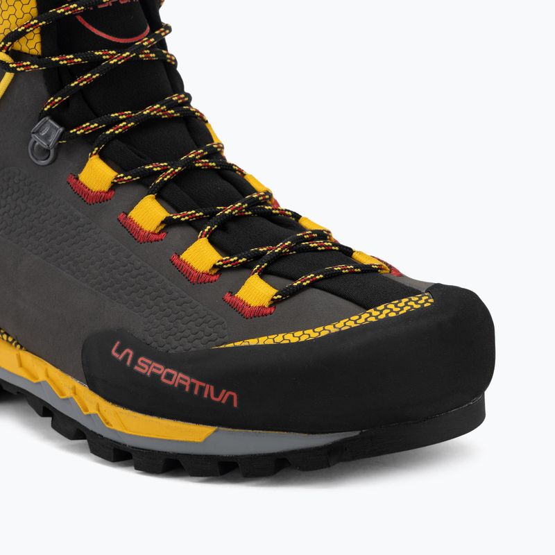 Buty wysokogórskie męskie La Sportiva Trango Tech Leather GTX black/yellow 7