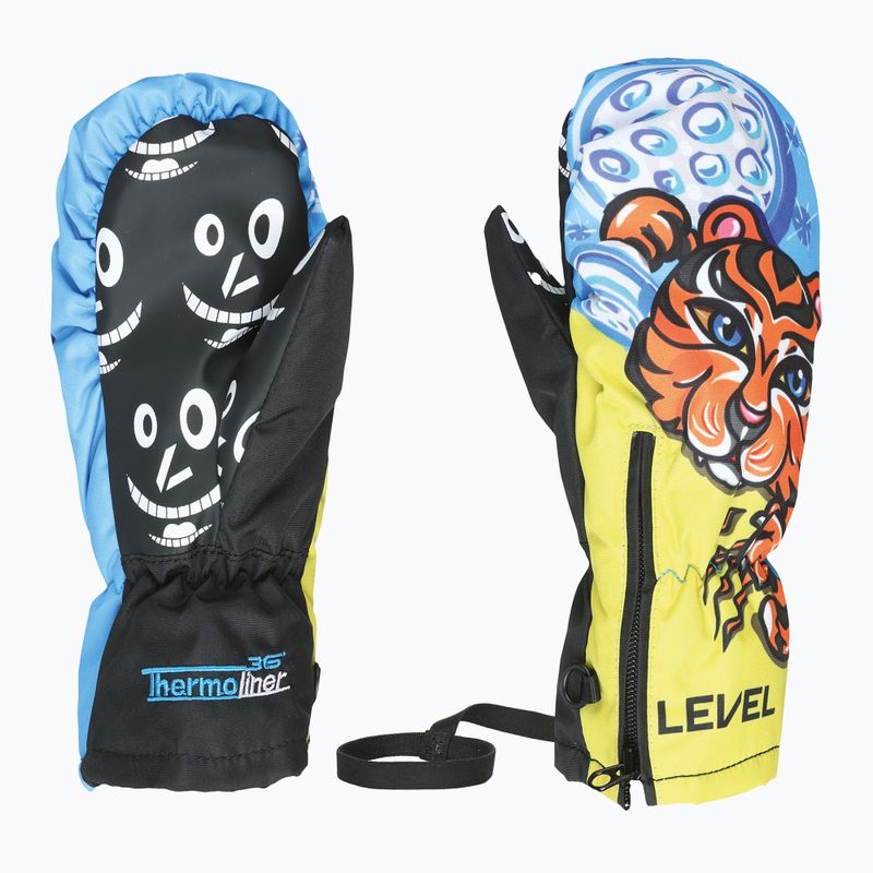 Rękawice narciarskie dziecięce Level Lucky Mitt sky blue