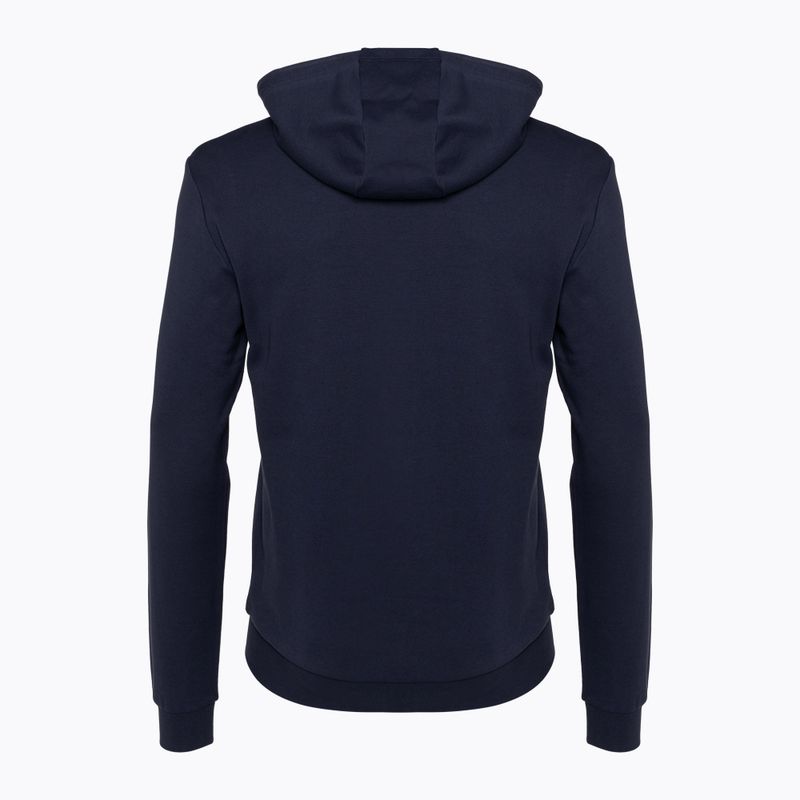 Bluza męska EA7 Emporio Armani Train Logo Series Oversize Logo Hoodie Coft navy blue 6