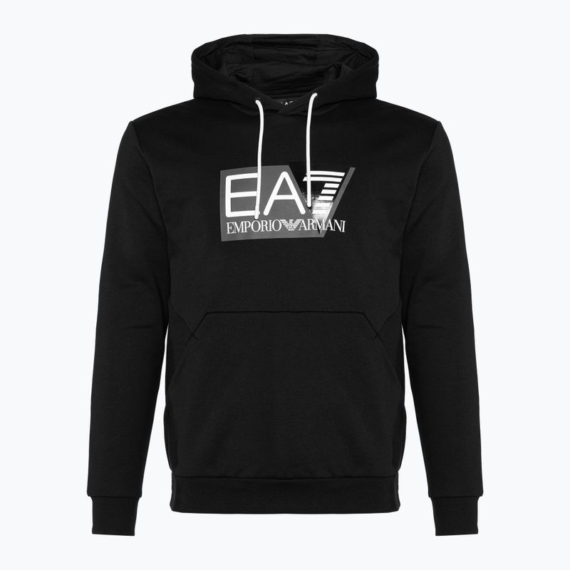 Bluza męska EA7 Emporio Armani Train Visibility Hoodie black 4