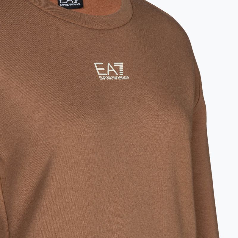 Bluza damska EA7 Emporio Armani Train Logo Series T-Top Essential tan 3