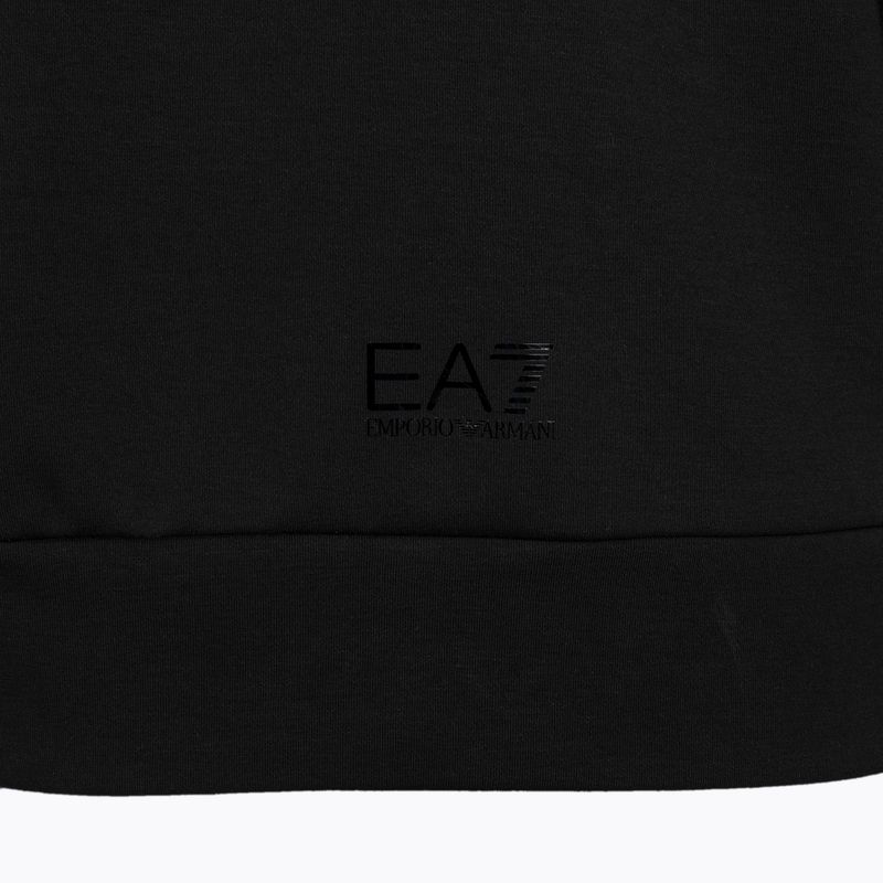 Bluza damska EA7 Emporio Armani Train Logo Series Hoodie Mirror black/logo black 4