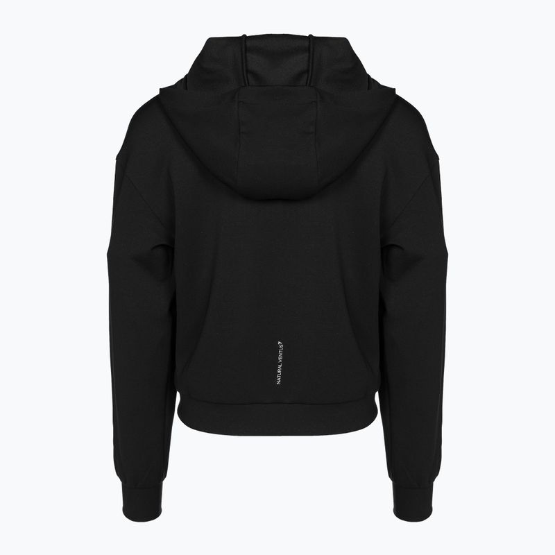 Bluza damska EA7 Emporio Armani Natural Ventus7 Hoodie black 2