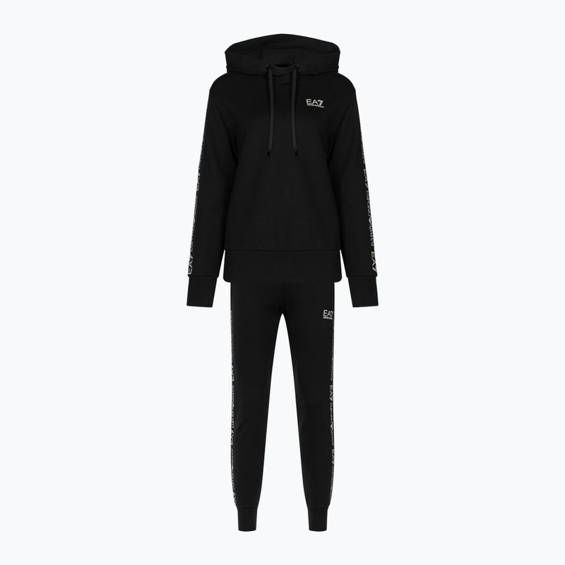 Dres damski EA7 Emporio Armani Train Tracksuit Extended Logo black/logo white