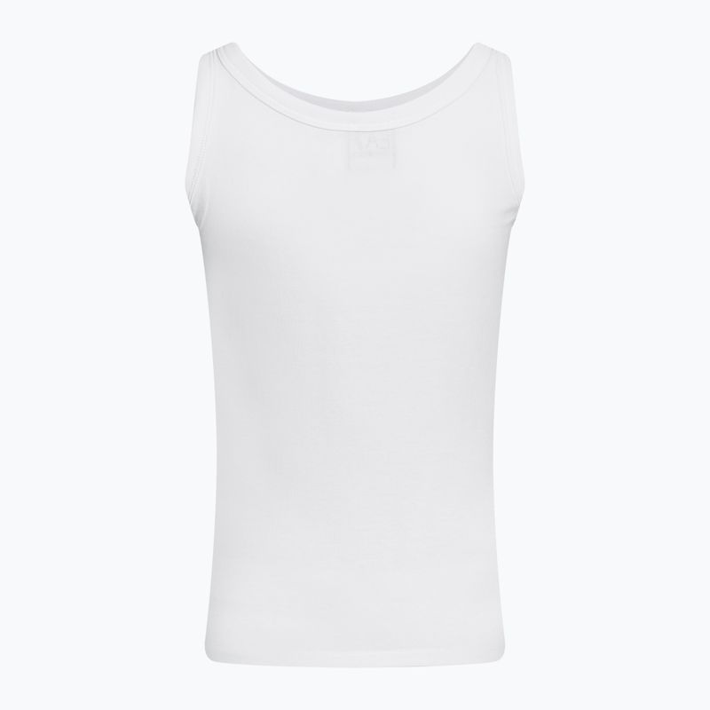 Koszulka damska EA7 Emporio Armani Train Shiny white/logo black 2
