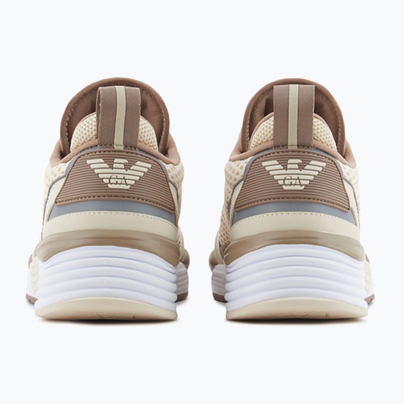 Buty EA7 Emporio Armani Ace Runner Mesh whitecap grey/ portabella 10