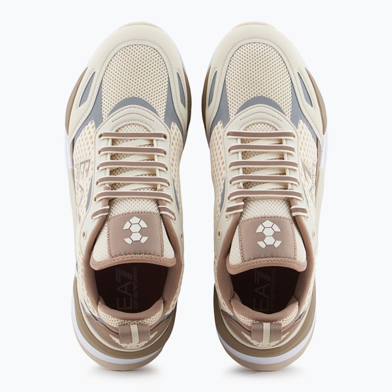 Buty EA7 Emporio Armani Ace Runner Mesh whitecap grey/ portabella 12