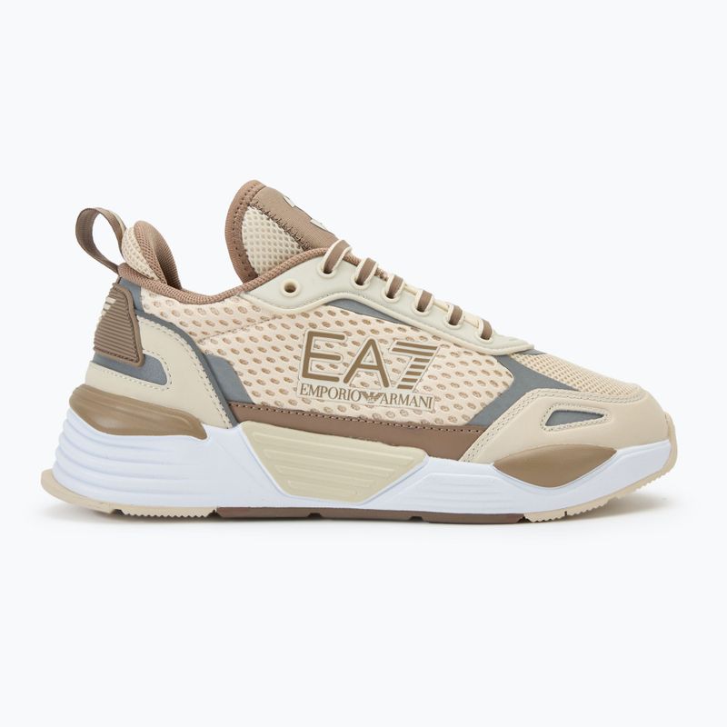 Buty EA7 Emporio Armani Ace Runner Mesh whitecap grey/ portabella 2