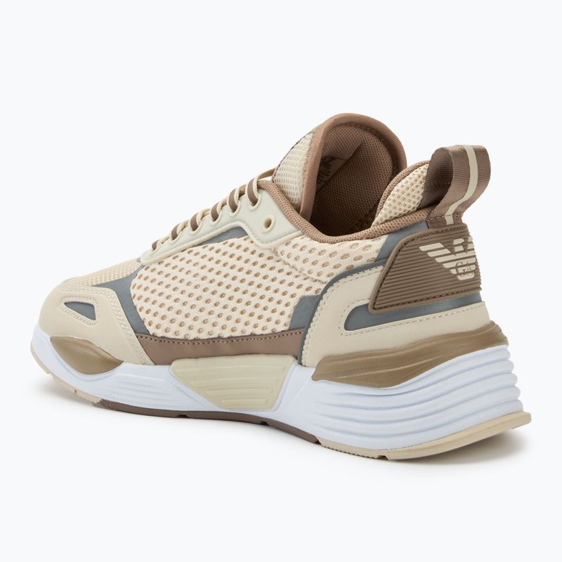 Buty EA7 Emporio Armani Ace Runner Mesh whitecap grey/ portabella 3