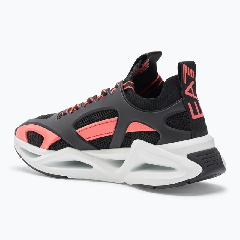 Buty EA7 Emporio Armani Infinity Cage black/ fiery coral 3