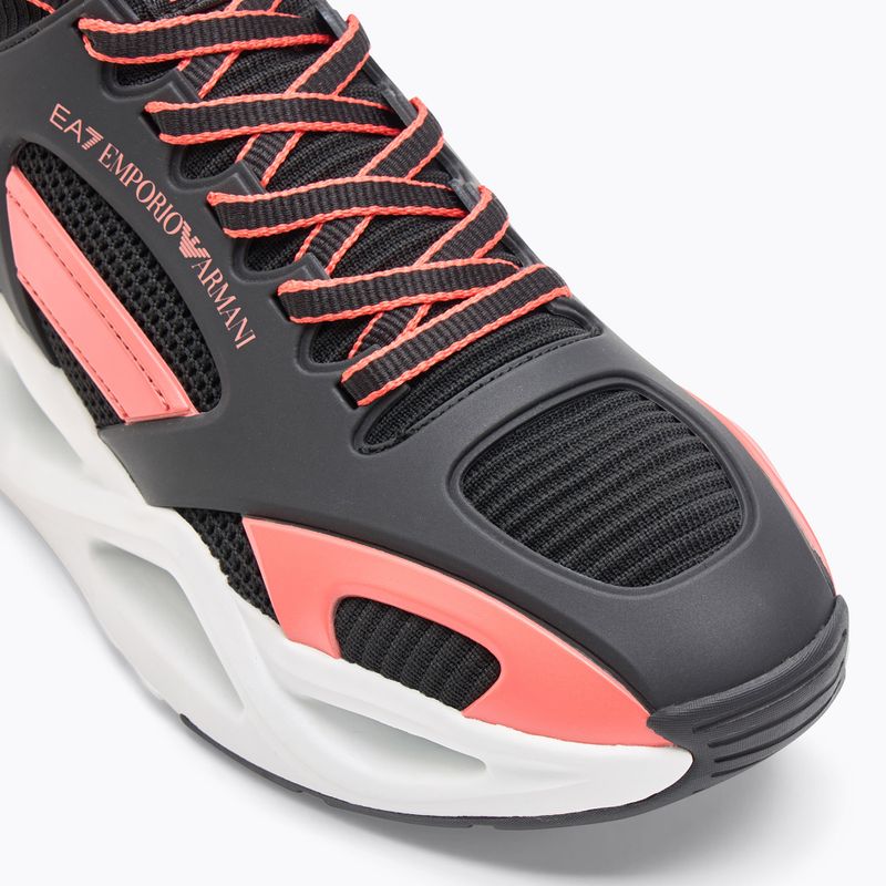 Buty EA7 Emporio Armani Infinity Cage black/ fiery coral 7
