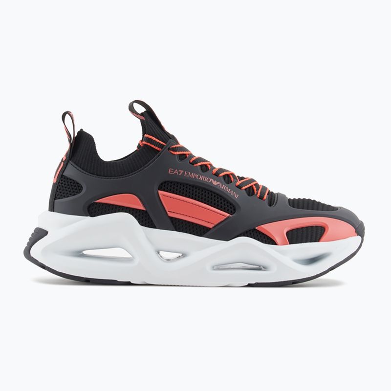 Buty EA7 Emporio Armani Infinity Cage black/ fiery coral 9
