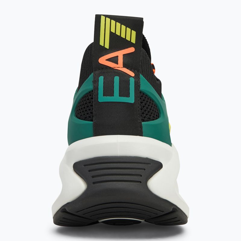 Buty EA7 Emporio Armani Infinity Cage black/ evergreen/ orange fluo 6